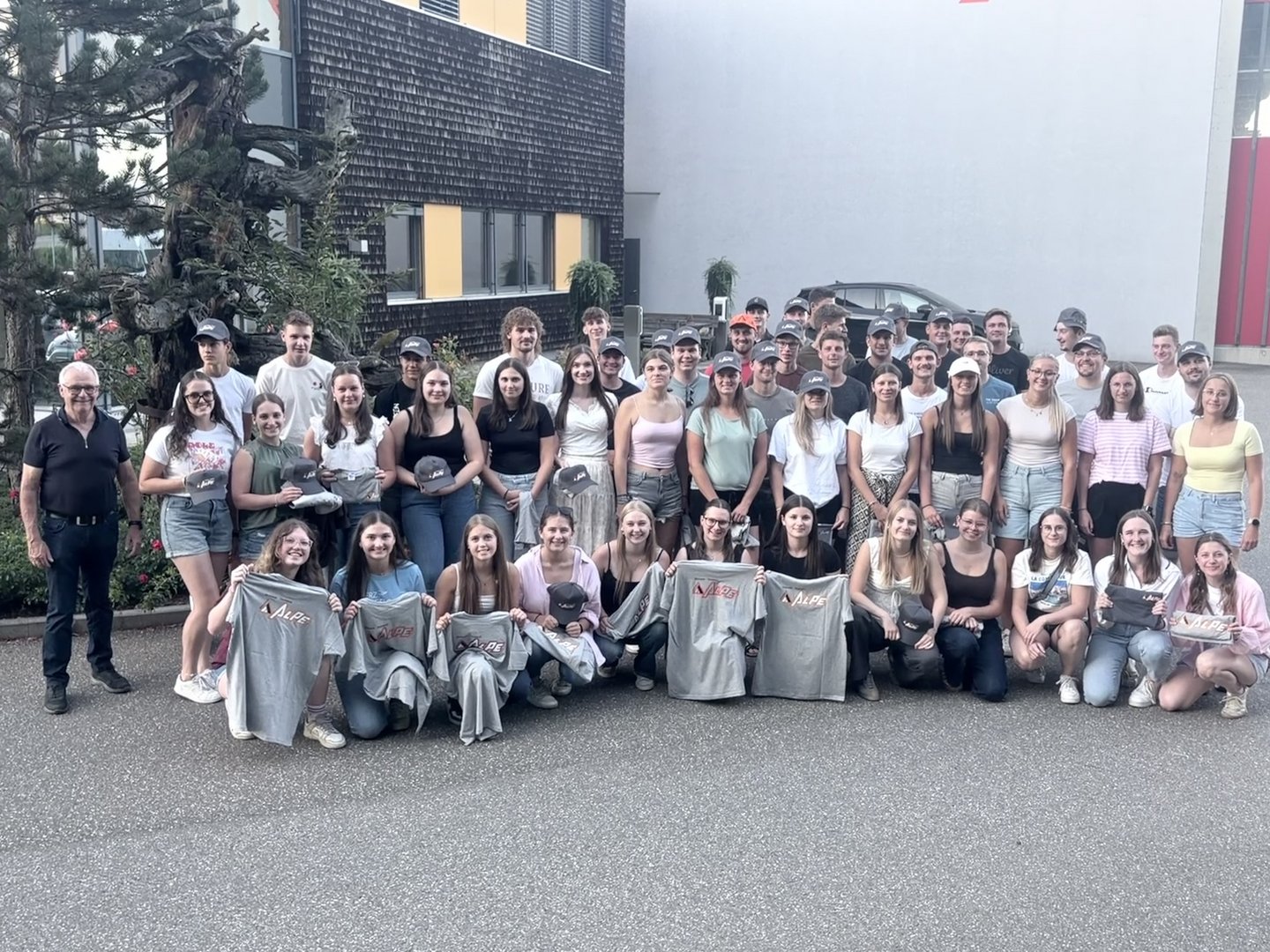 Agraraugust - Gruppenfoto vorm Alpe 
